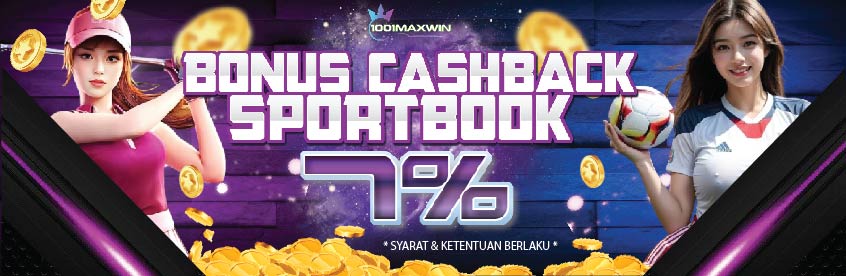 BONUS CASHBACK SPORTSBOOK 7%